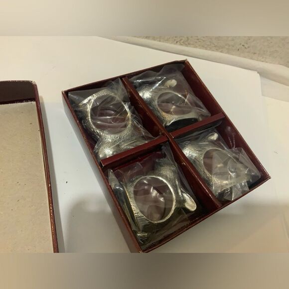 Arthur Court Vintage Cat Napkin Holders California Designer G2 - Picture 1 of 4